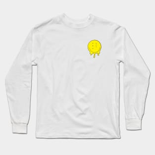 Drippy Six-Eyed Smiley Face, Small Long Sleeve T-Shirt